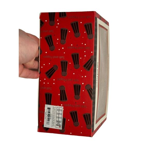 One Hundred 80 Degrees Ceramic Egg and Toast Salt and Pepper Shakers - Picture 8 of 8